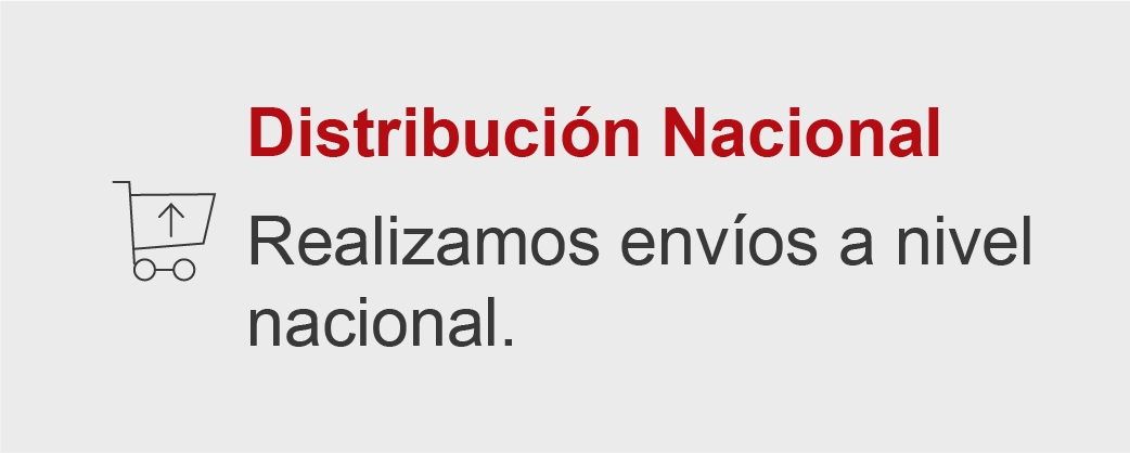 Cobertura de envíos a nivel nacional